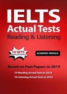 کتاب IELTS actual test reading & listening